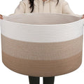 OIAHOMY 90L Extra Large Blanket Basket by MasterofSpaceOptimization