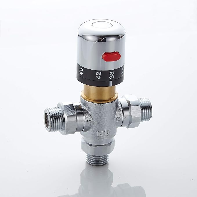 3 Way Thermostatic Water Mixing Valve DN15 Anti Scald Temperature Constant | - Image 3