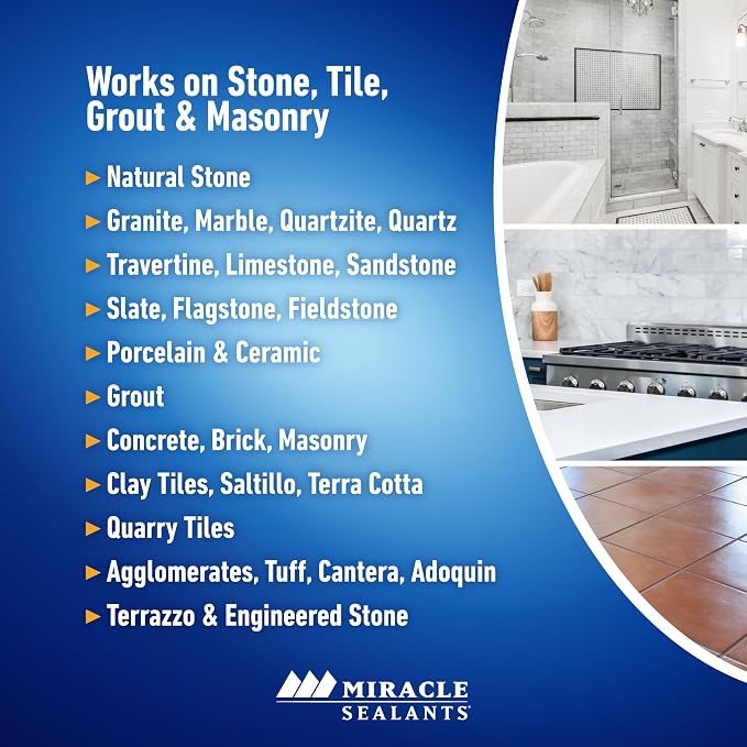 Miracle Sealants 511 H2O Plus Water-Based Penetrating Sealer, Quart | - Image 3