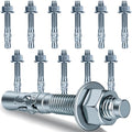 1/2 x 3-3/4 inch Wedge Anchors, Galvanized Concrete Anchors, Concrete Wall by Unknown