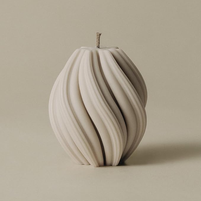LAWA Swirl Candle by LAWA+Candles