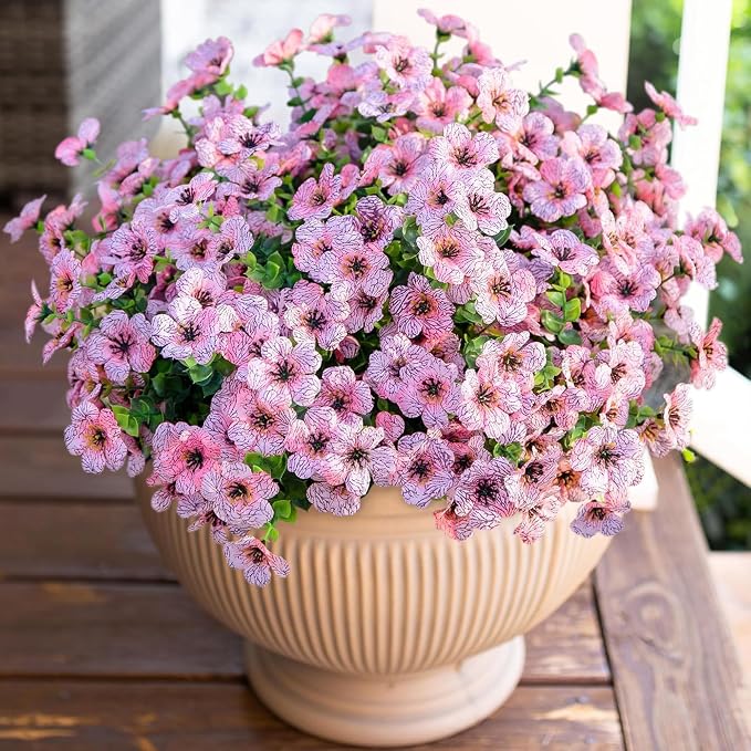 Artificial Flowers for Outdoor Indoor Garden Home Decoration, Faux Flower Daisy - Image 3