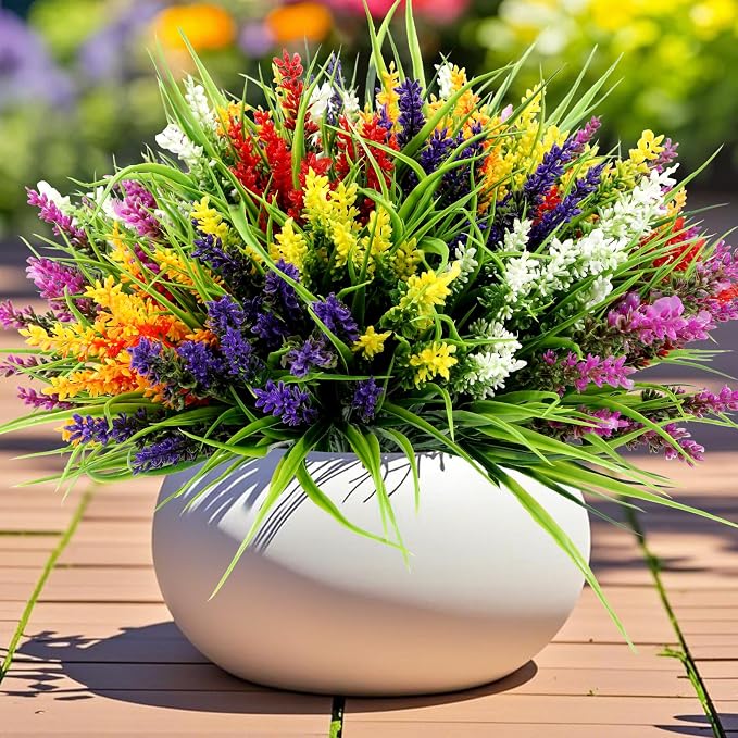 Geegoods 48 Bundles Artificial Lavender Flowers by GeegoodsLLC