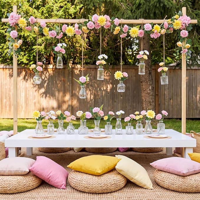 36 Pcs Artificial Flowers Table Centerpiece - Image 2