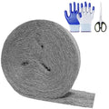 Steel Wool Mice Control, #1 Coarse Steel Wool 65Ft, Mouse Hole Filler DIY Kit by Lipulacer