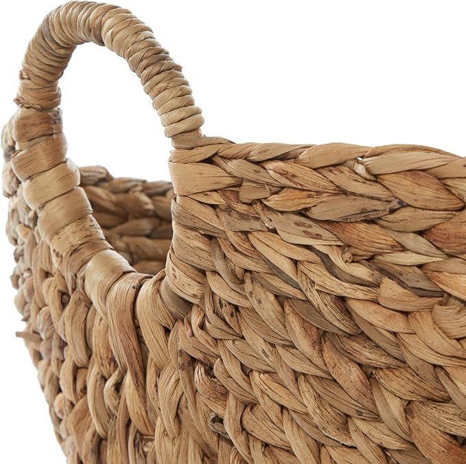 Deco 79 Seagrass Storage Basket, Large Woven Basket, baskets - Image 4