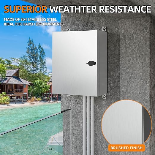 Stainless Steel Enclosure, IP65 Waterproof Electrical Box - Image 3