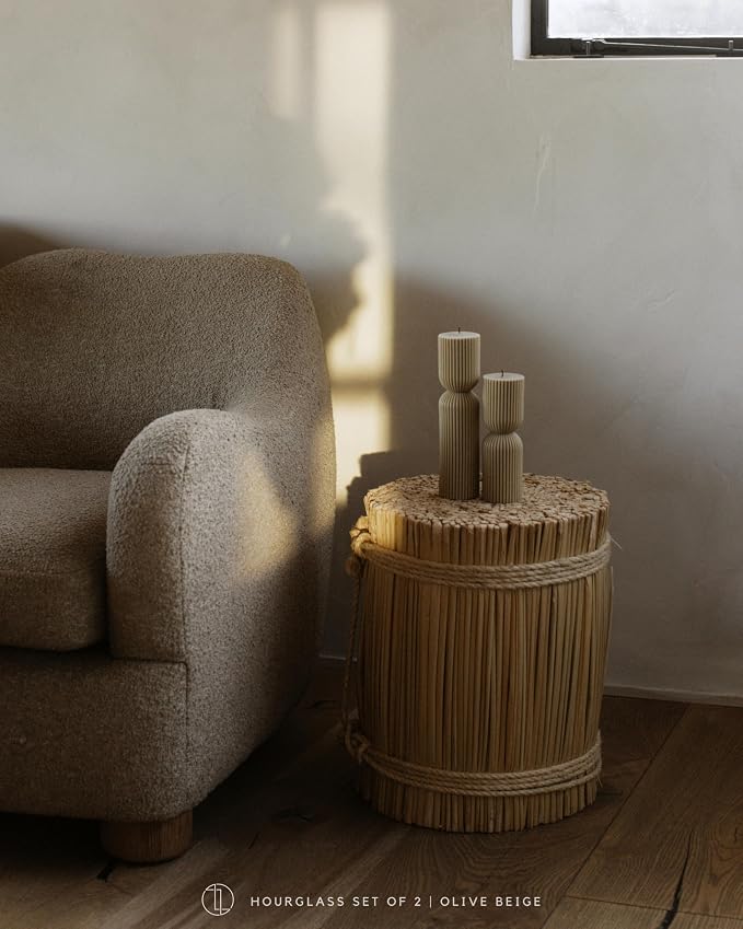 LAWA Hourglass Pillar Candle - Image 6