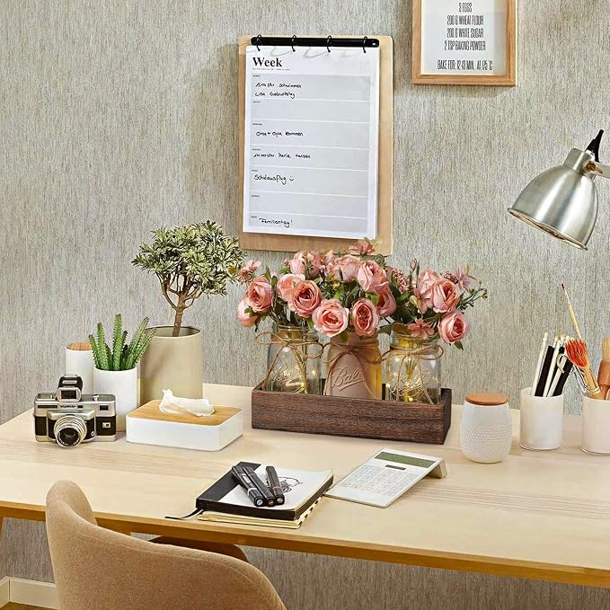 3 Pcs Mason Jar Centerpiece Table Decorations - Image 3