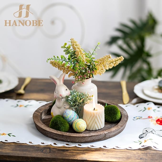 Hanobe Wooden Coffee Table Trays - Image 2