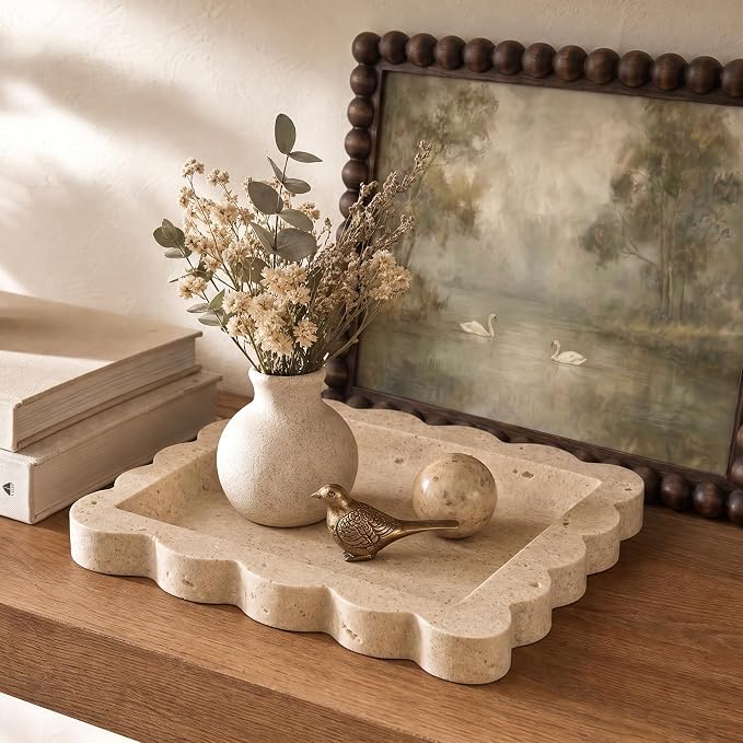 Decorative Scalloped Tray by KIBAGA