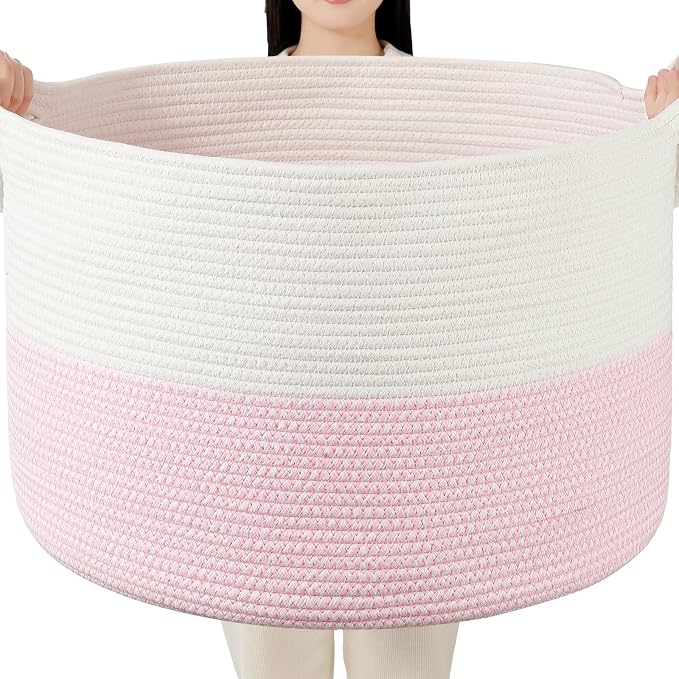 Foldable Laundry Hamper Basket by BEVOVBE