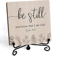 Home Decor, Farmhouse Be Still And Know That I Am God Shelf Decor by JUSITAKEET