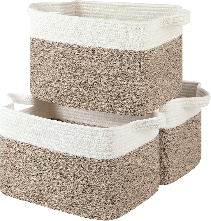 OIASKET Storage Basket for Organizing, Woven Baskets for Storage, Rectangle by OIASKET