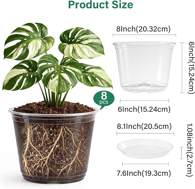 Bluepro Clear Nursery Pots - Image 2