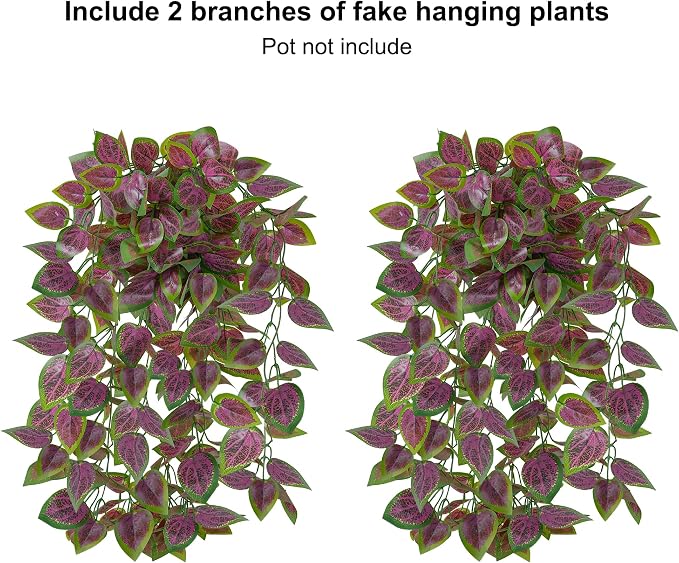 Fake Plants Artificial Hanging Plants - Image 4