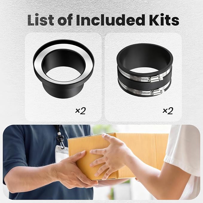 4"Magnetic Dust Collection Fittings, One-to-Many Magnetic Starter Kit, 1s - Image 3
