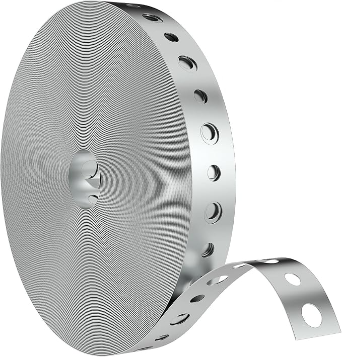 Galvanized Metal Pipe Strap 3/4-Inch x 100-Feet 24-Gauge | by Unknown