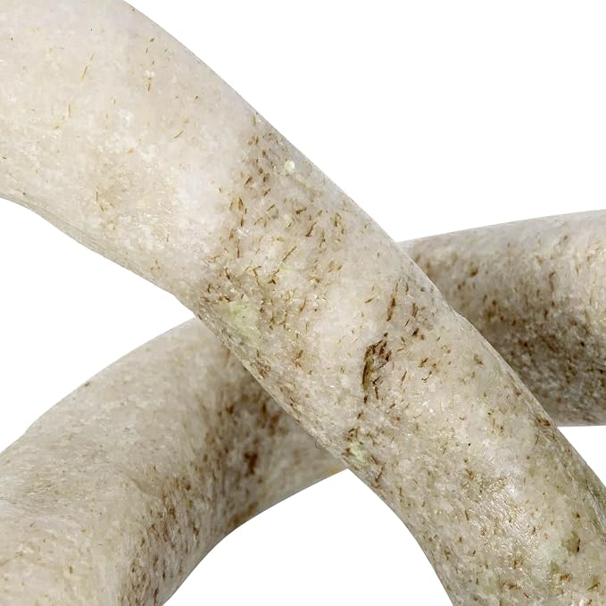 Creative Co-Op Modern Decorative Marble Link Knot - Image 4