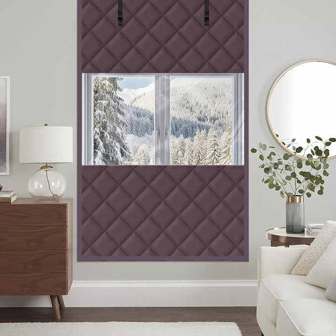 3-Layer Visible Winter Insulated Window Cover, Window Insulation Kit | 63" x - Image 7