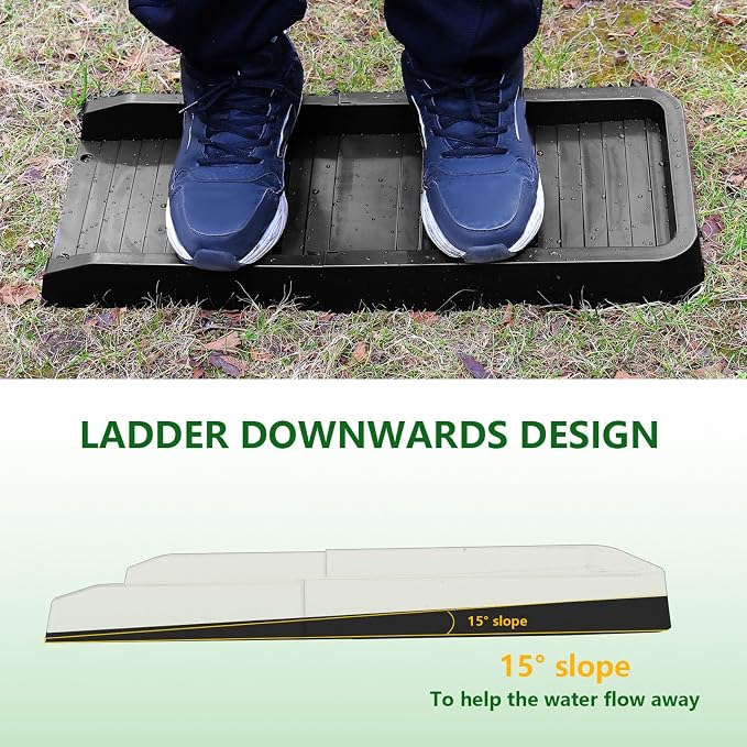 Jiawu 4 Pack Rain Gutter Downspout Block, Gutter Downspout Extensions, Down - Image 4