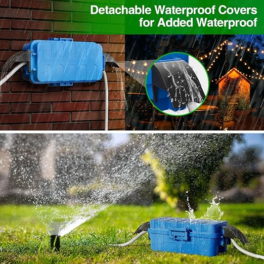 2 Pack IP55 Small Outdoor Electrical Box Waterproof - Image 3