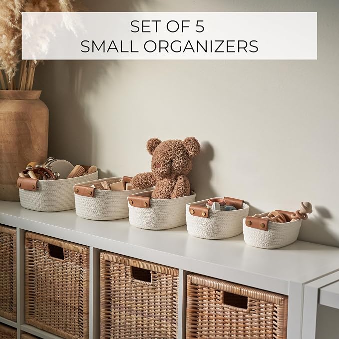Beautiful Storage Basket Set of 5 - Image 3