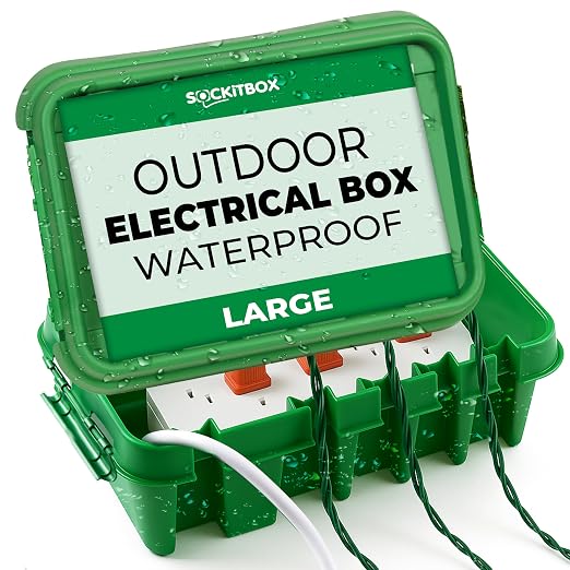 SockitBox – The Original Weatherproof Connection Box – Indoor & Outdoor by SockitBox