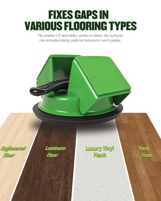 Floor Gap Fixer Tool for Laminate Repair, Floor Suction Cup Tool for Gaps - Image 5