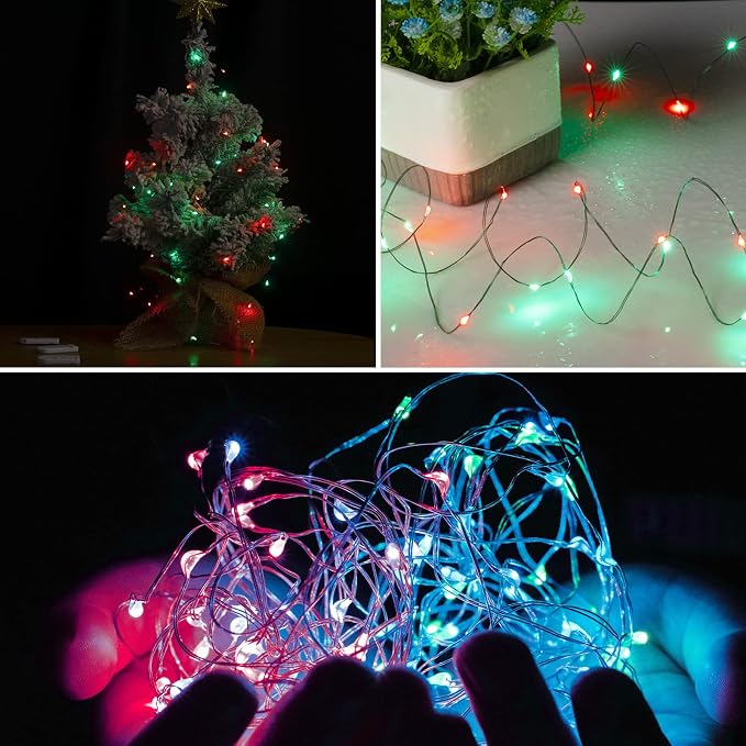 Brightown 12 Pack Led Fairy Lights Battery Operated String Lights Waterproof - Image 6