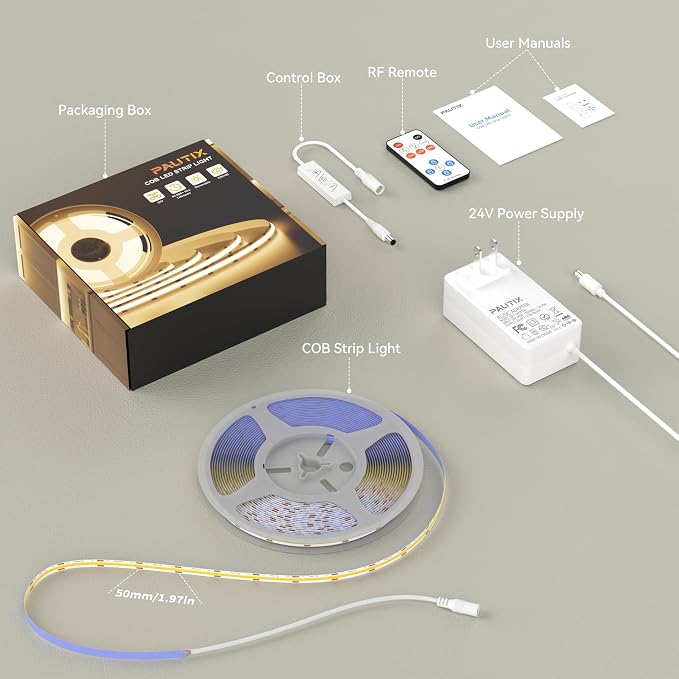 PAUTIX COB LED Strip Light, Strip Lights - Image 8