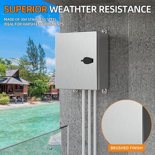 Stainless Steel Enclosure, IP65 Waterproof Electrical Box - Image 3