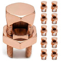 OHLECTRIC Size #6 Copper Split-Bolt Connector 6 AWG Heavy-Duty Electrical Wire by OhLectric