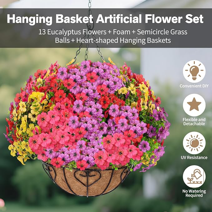 2 Sets Artificial Hanging Flower - Image 3