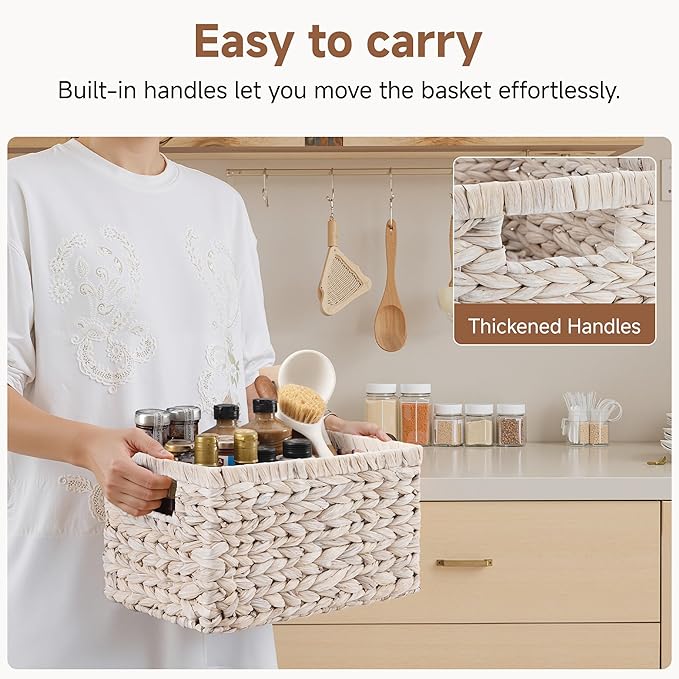 StorageWorks Wicker Storage Baskets - Image 3