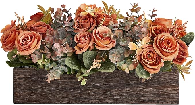 Dahey Artificial Flowers Farmhouse Centerpieces by Dahey