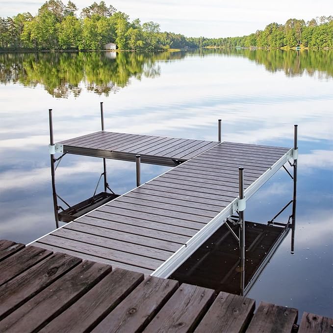 Stationary Dock Heavy Duty Hardware Side Leg Pipe Holder, Floating Dock - Image 7