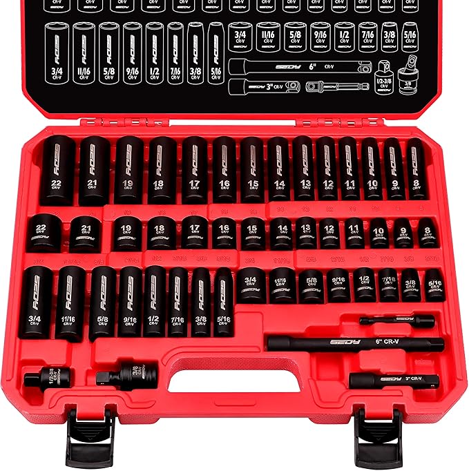 3/8" Drive Impact Socket Set by SEDY