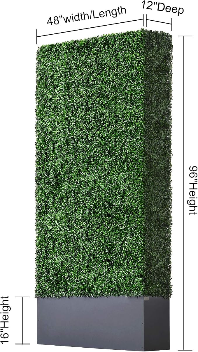 Upgraded Artificial Boxwood Hedge Wall - Image 2