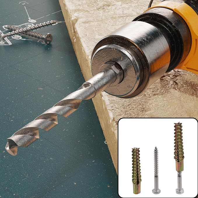 20 Pcs M8 Tree Shaped Hollow Wall Anchors - Image 6