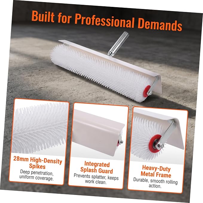 Inch Spike Roller for Self Leveling Concrete Floor Compound - Image 3