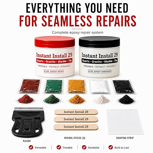 II29 Complete 20 oz. Stone Kit. Chips, Rebuilds. EZ-Tint 5-Pack - Image 6