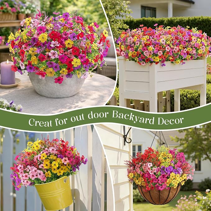 SHareconn 96 Bundles Artificial Flowers - Image 9
