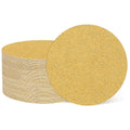 HARFINGTON 50 Pcs 3 Inch Sanding Discs 40 Grit Yellow Aluminum Oxide | Hook and by HARFINGTON