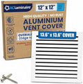 12x12 Aluminum Wall Ceiling Air Return Vent Cover HVAC Rustproof Grille by ACLAMINAIRE