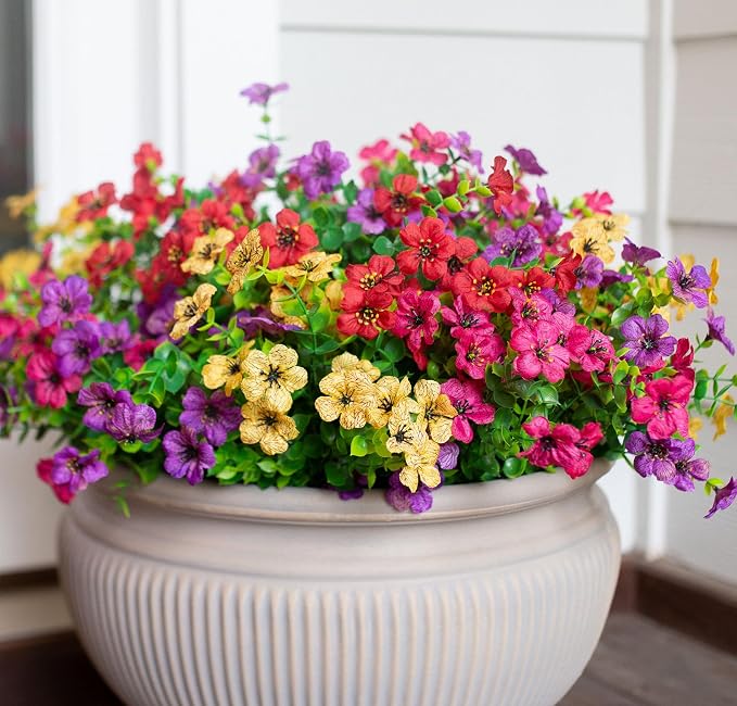 Artificial Flowers for Outdoor Indoor Garden Home Decoration, Faux Flower Daisy - Image 6