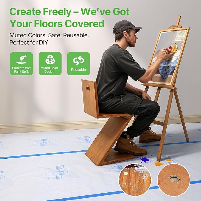 39"x100' Heavy-Duty Floor Protection | Construction Grade Carpet Protector | - Image 7