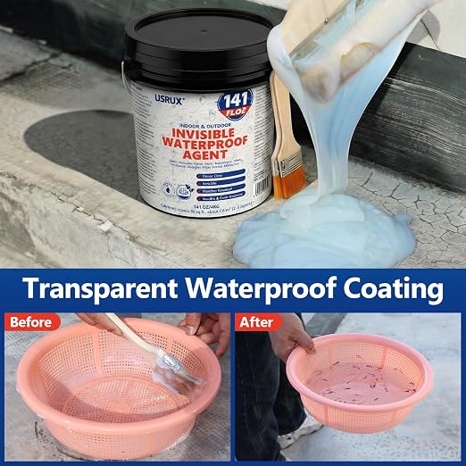 Transparent Waterproof Sealant, 141 Oz Invisible Waterproof Agent, Transparent - Image 7