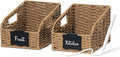 Wicker Baskets for Organizing, Pantry Baskets by Unknown