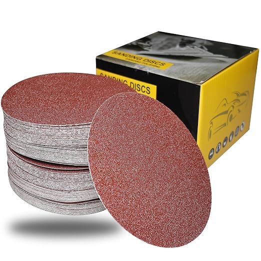 100 PCS 5" PSA Sanding Discs -20 Each of 60, Grit- 5 Inch Self Adhesive by SACKORANGE